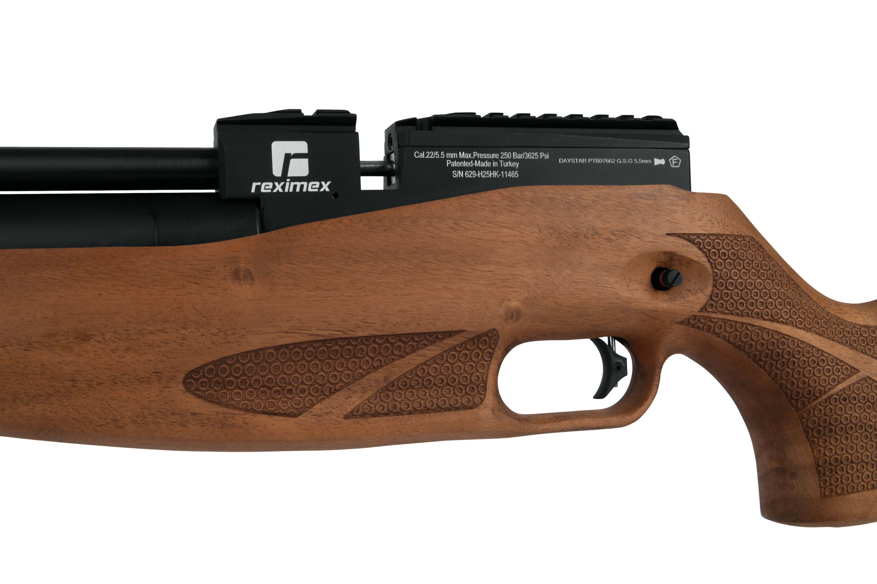 Reximex Daystar Walnuss 5,5mm - Druckluft PCP