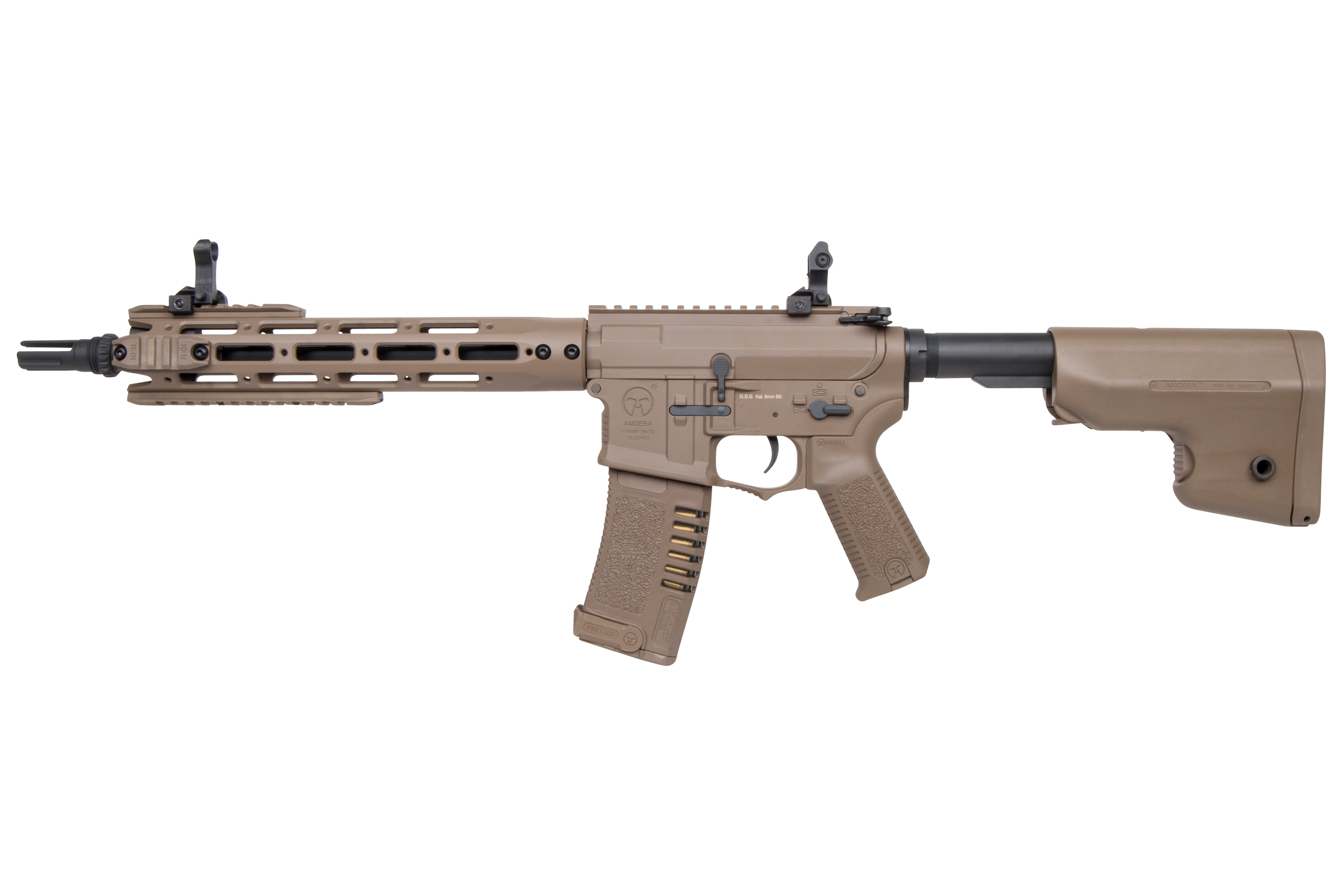 Amoeba M4 009 Dark Earth 6mm - Airsoft AEG < 0,5 Joule Amoeba M4 009 Dark Earth 6mm - Airsoft AEG < 0,5 Joule