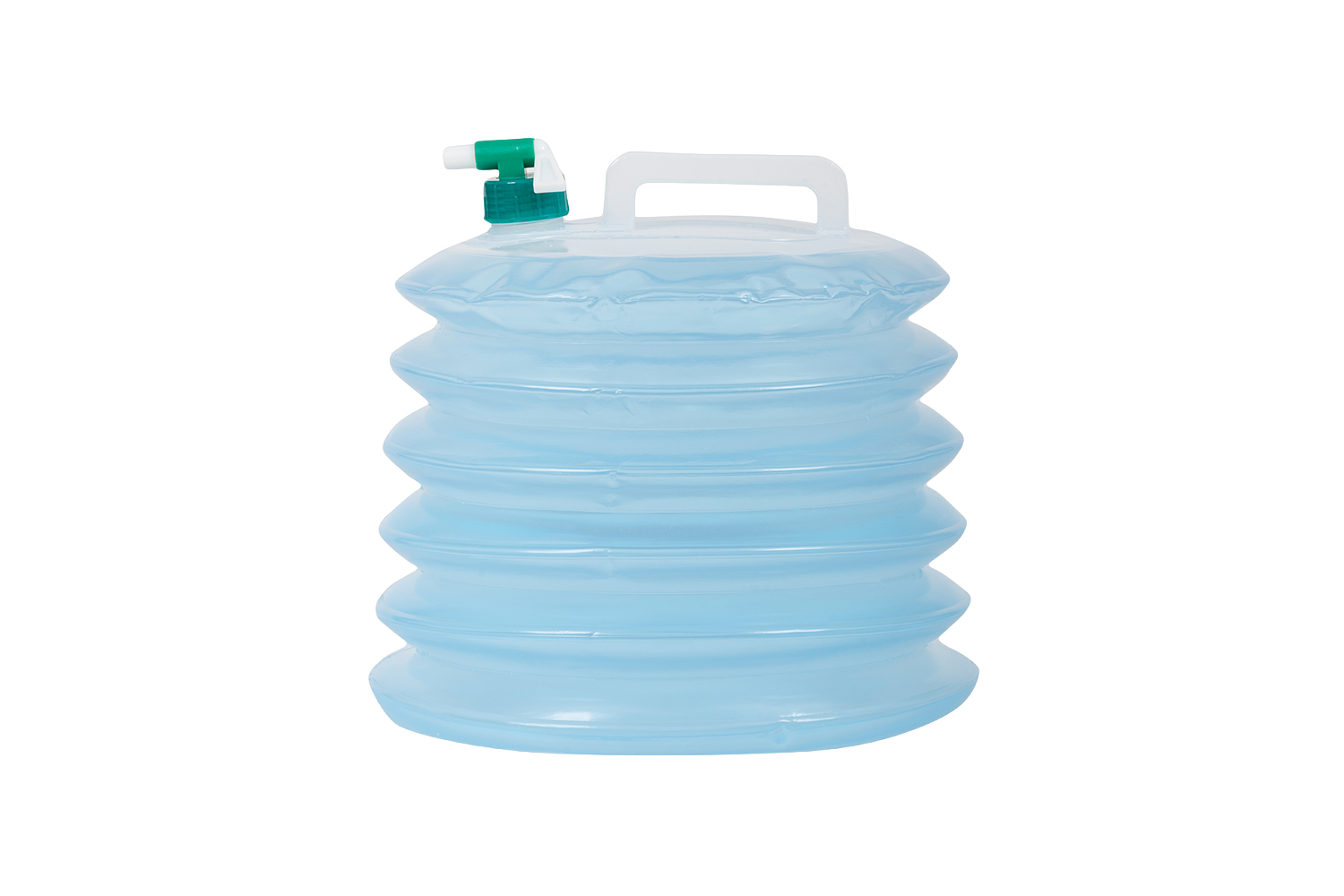 Highlander Wasserkanister mit Hahn Accordian 15l