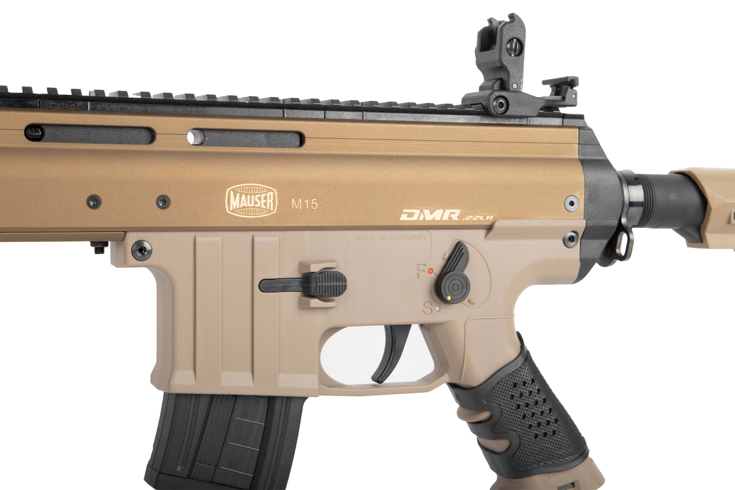 MAUSER M15 DMR Bronze/TAN .22lr HV - Selbstladebüchse