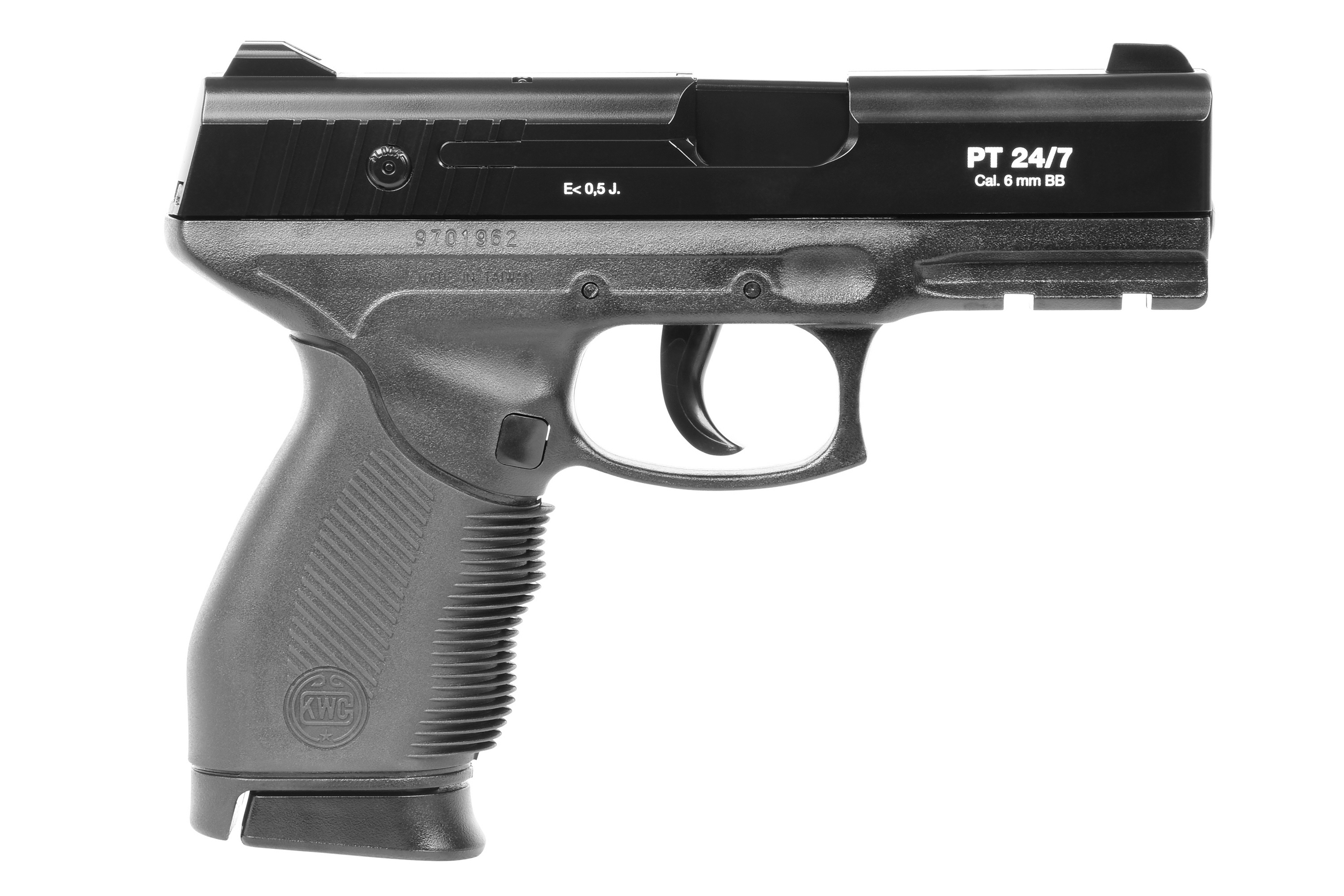 airmaX PT24/7 Schwarz 6mm - Airsoft Federdruck < 0,5 Joule