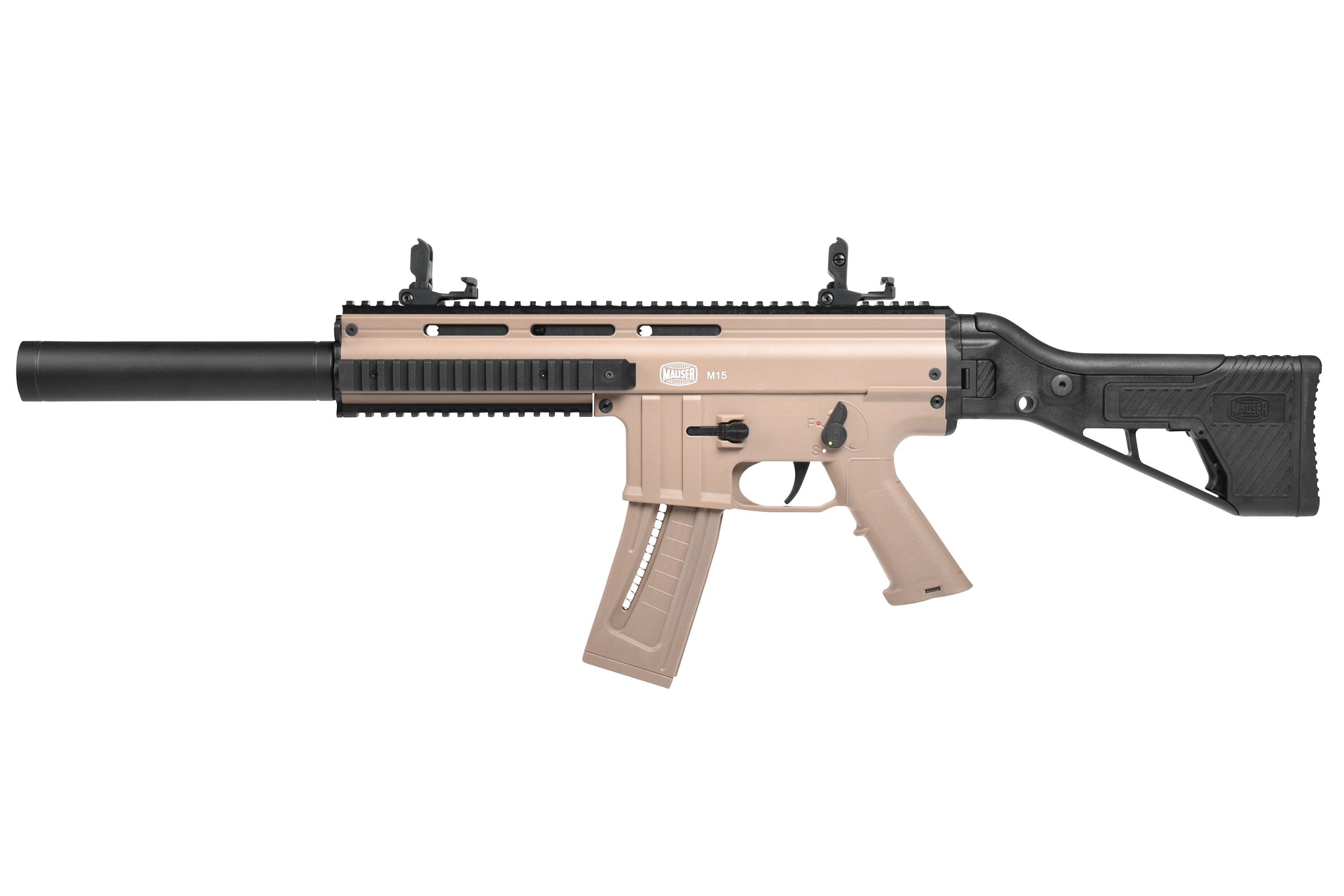 MAUSER M15 SD US Tan .22lr HV - Selbstladebüchse