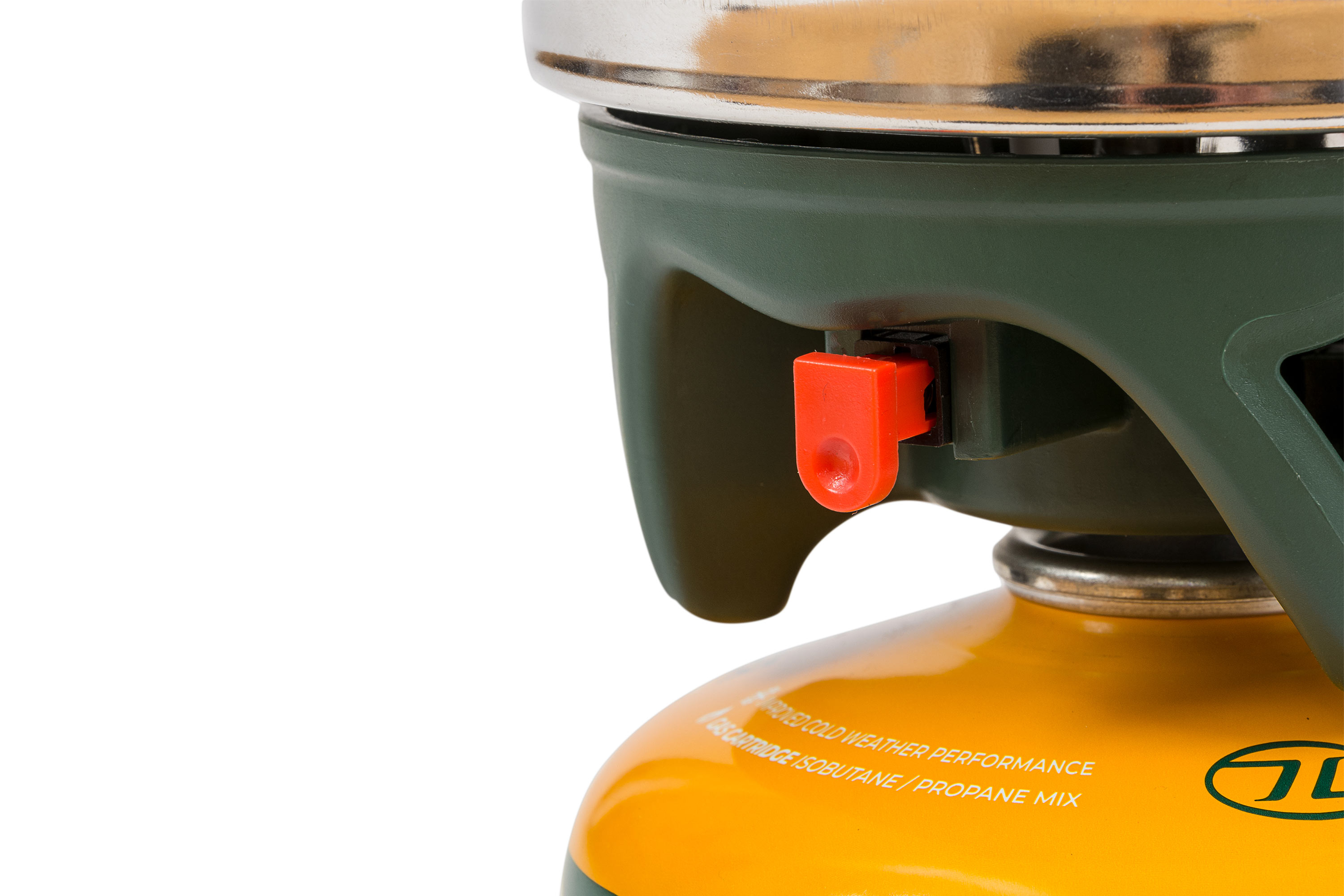 Highlander Forces Fast Boil Camping Gaskocher 1,1l Oliv