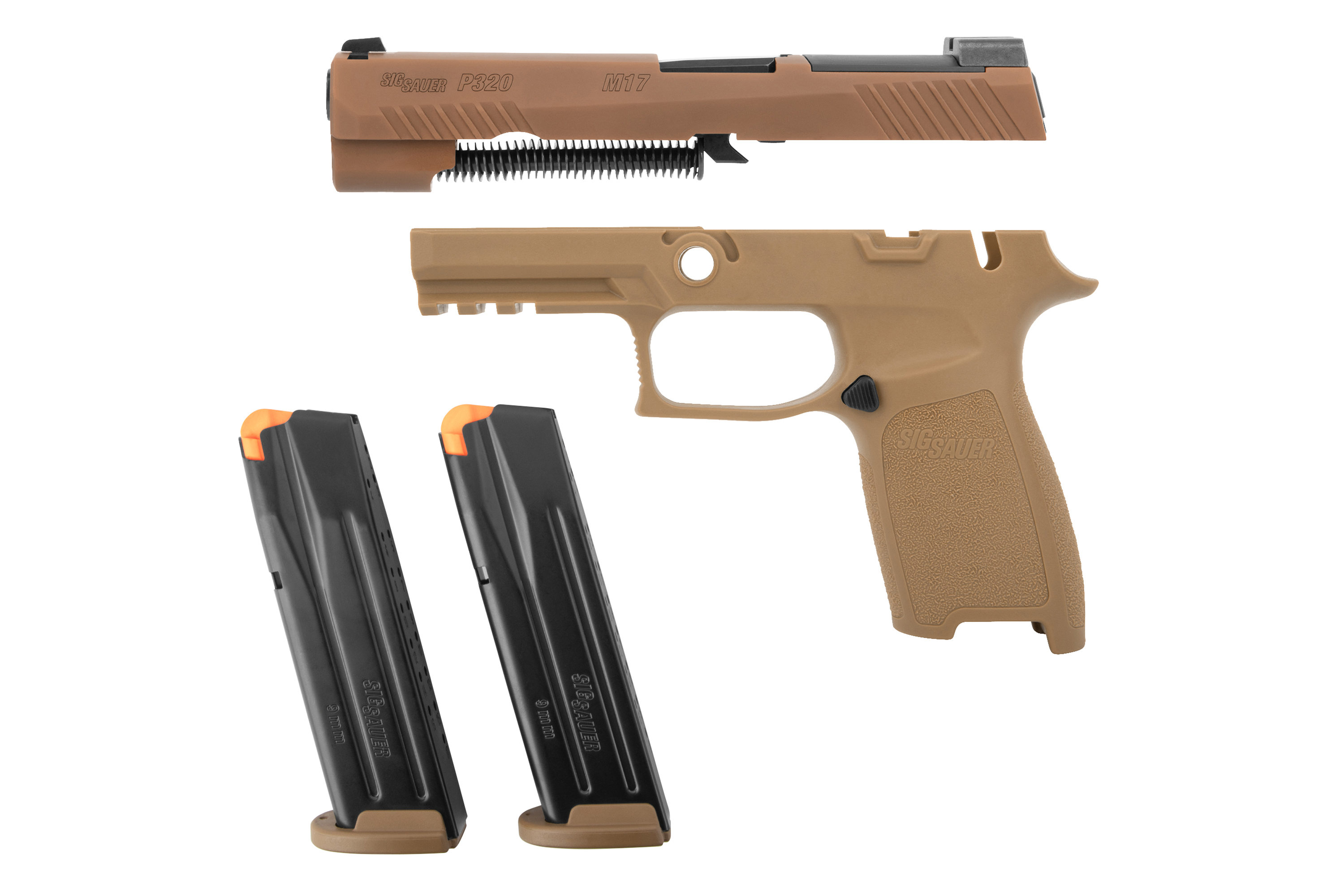 SIG SAUER P320 M17 Coyote Tan Wechselsystem 9mm Luger - Firearms SIG SAUER P320 M17 Coyote Tan Wechselsystem 9mm Luger - Firearms