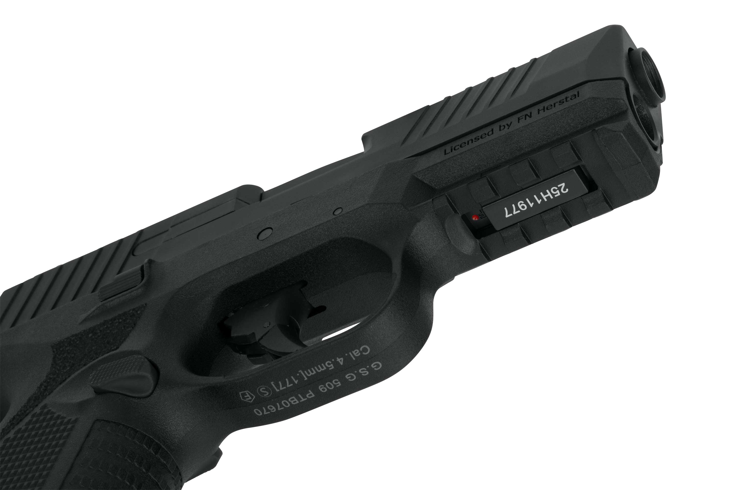 FN 509 Schwarz 4,5mm BB - Druckluft Co2 BlowBack