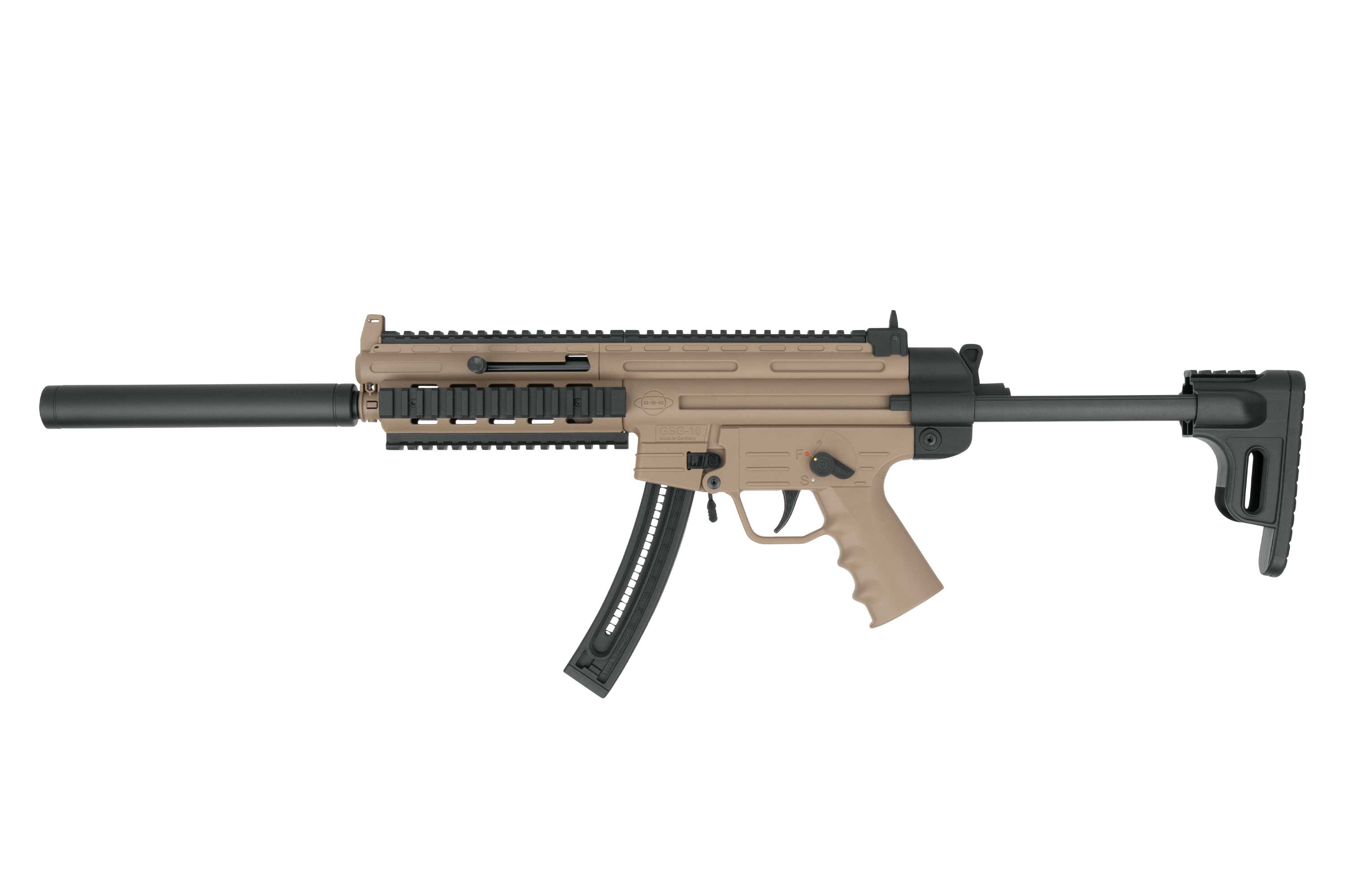GSG-16 US Tan .22lr HV - Selbstladebüchse