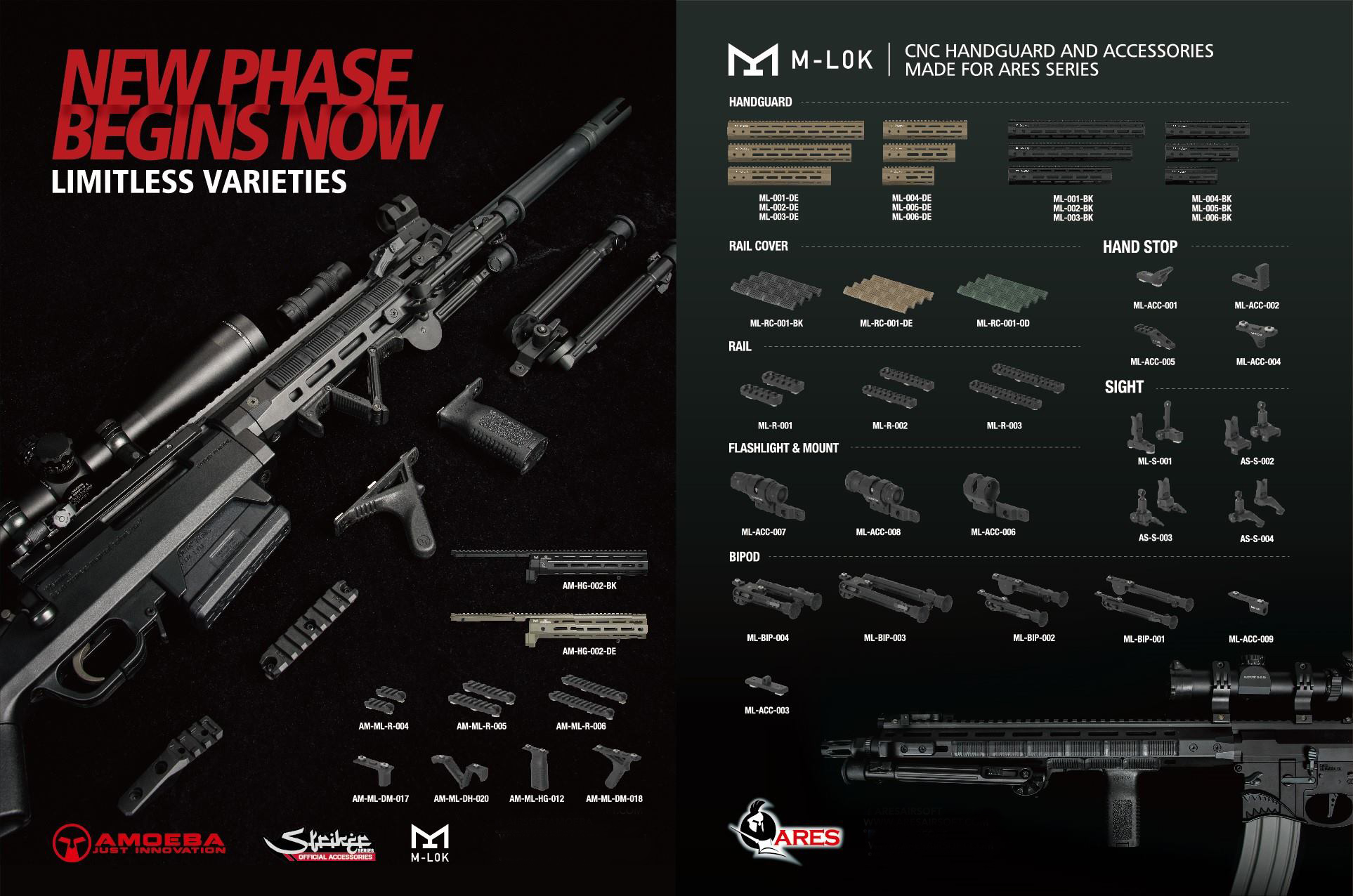Amoeba 45° Winkel Frontgriff | M-LOK