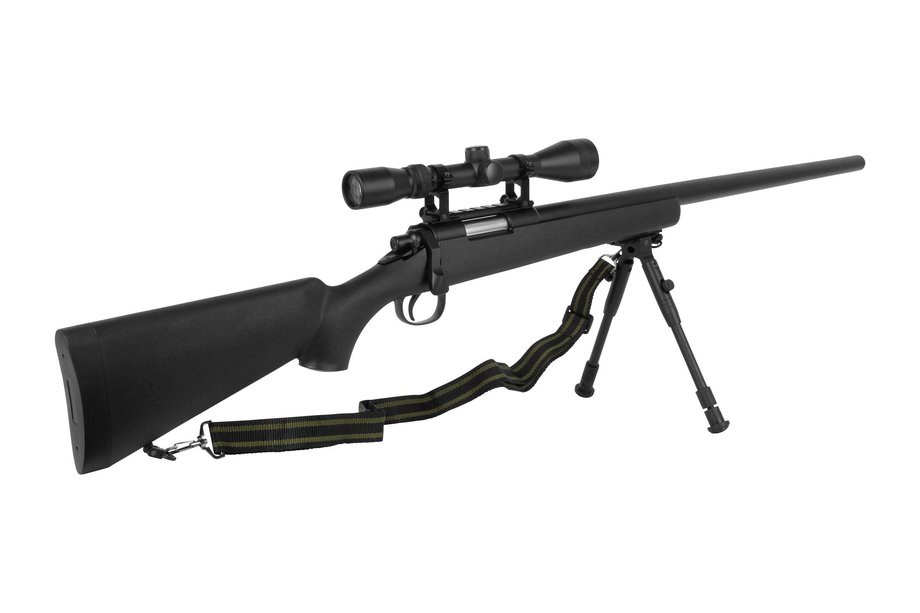 GSG MB03 Sniper Set Schwarz 6mm - Airsoft Federdruck