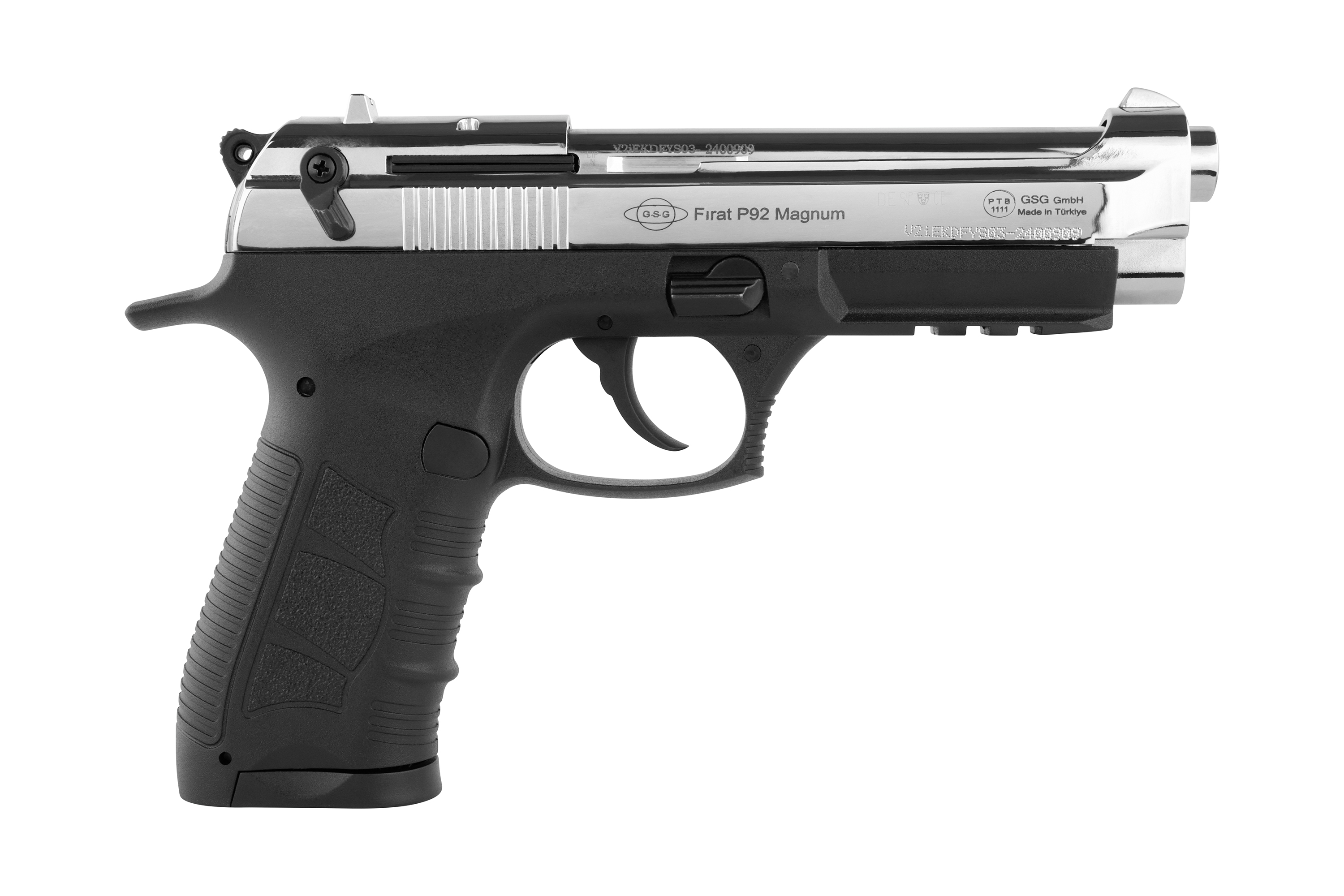 EKOL Firat P92 Magnum Chrom 9mm P.A.K. - Gas Signal