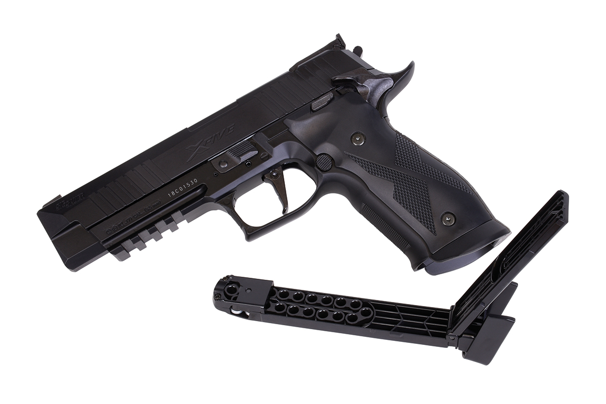 SIG SAUER XFIVE Schwarz 4,5mm | 4,5mm BB - Druckluft Co2 BlowBack