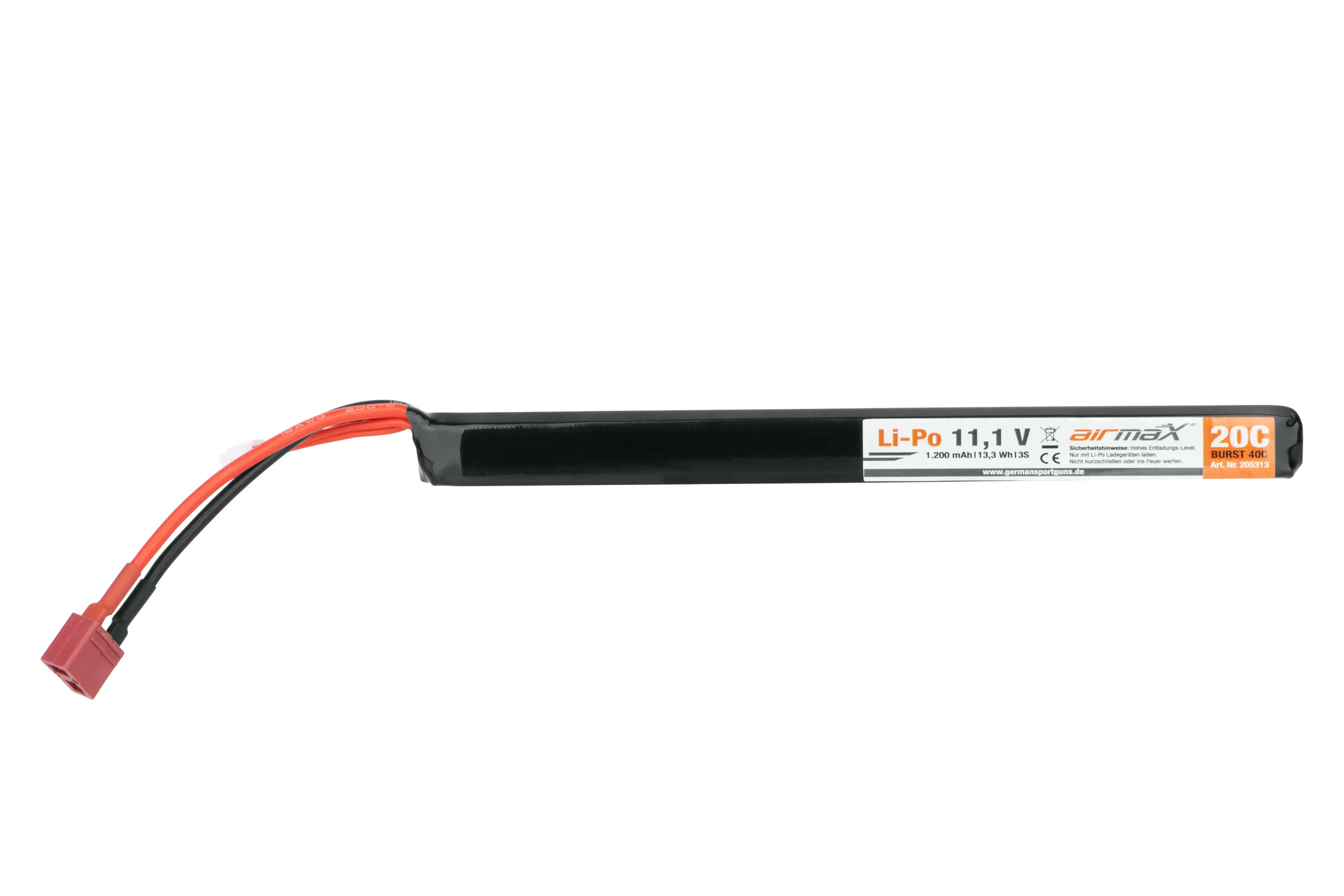 GSG Akku Li-Po 11,1V | 1.200 mAh Deanstecker - Airsoft
