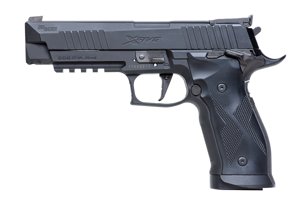 SIG SAUER XFIVE Schwarz 4,5mm | 4,5mm BB - Druckluft Co2 BlowBack