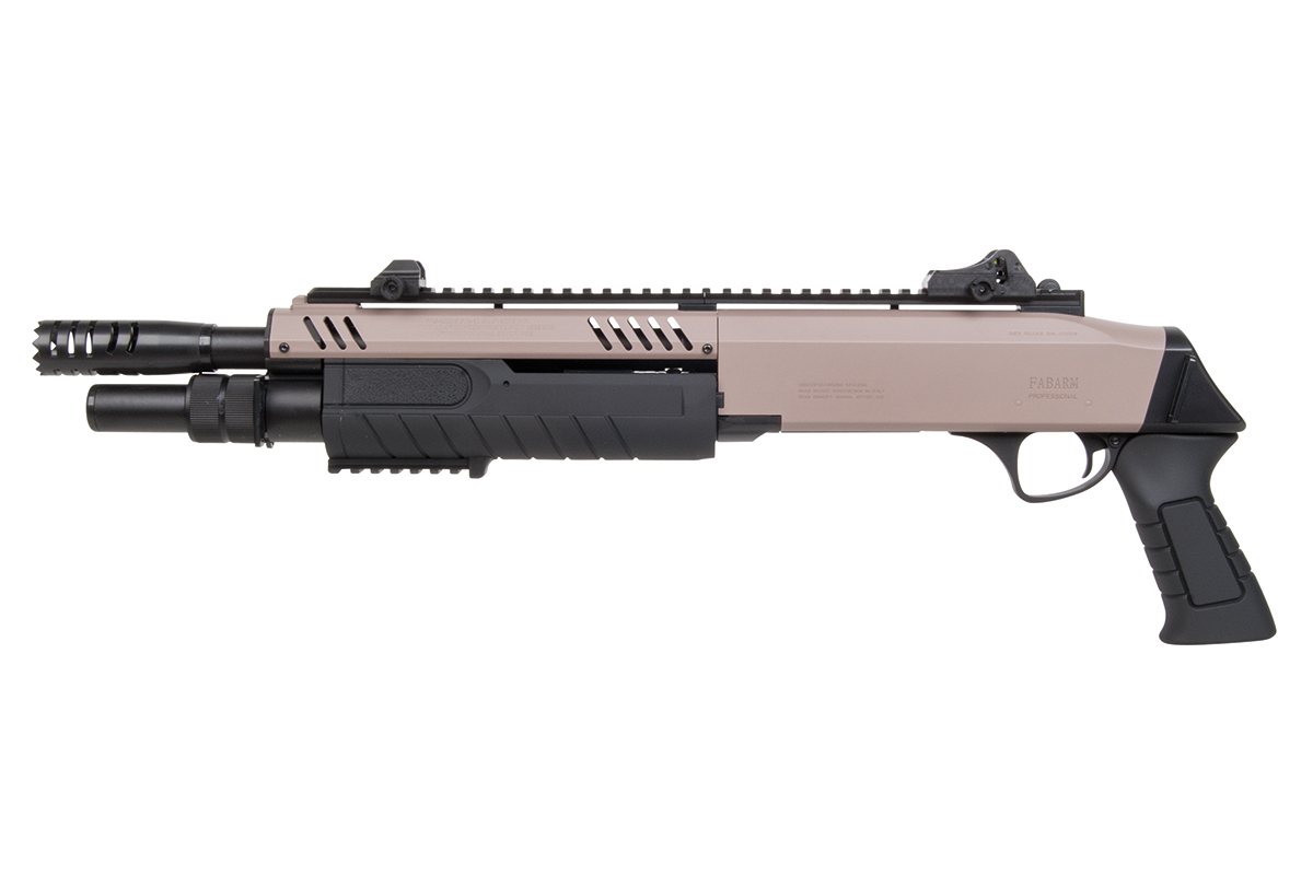 Fabarm STFS12 11" Tan 6mm - Airsoft Federdruck Pumpgun Fabarm STFS12 11" Tan 6mm - Airsoft Federdruck Pumpgun