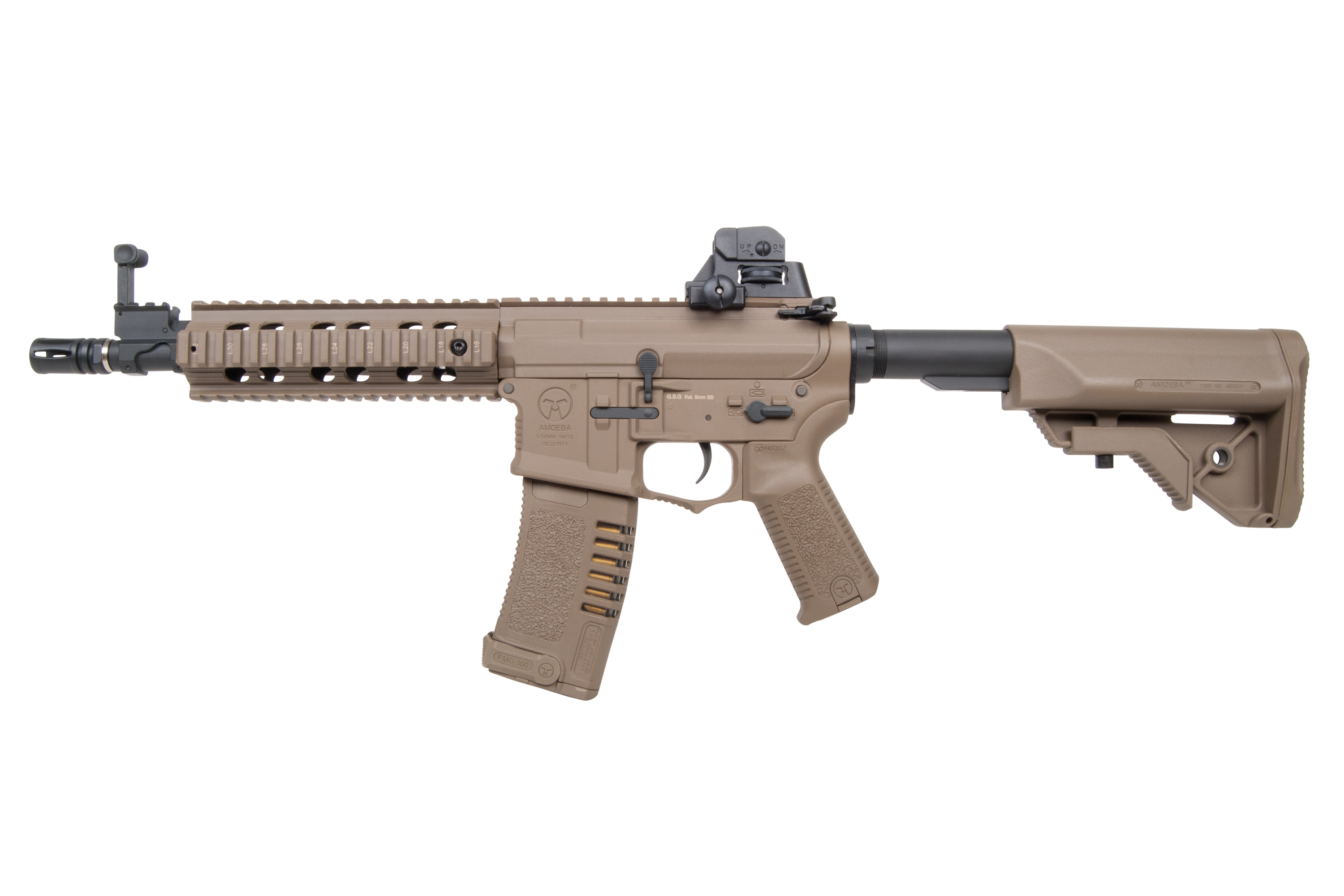 Ares Amoeba M4 008 FDE Dark Earth 6mm - Airsoft AEG < 0,5 Joule Ares Amoeba M4 008 FDE Dark Earth 6mm - Airsoft AEG < 0,5 Joule