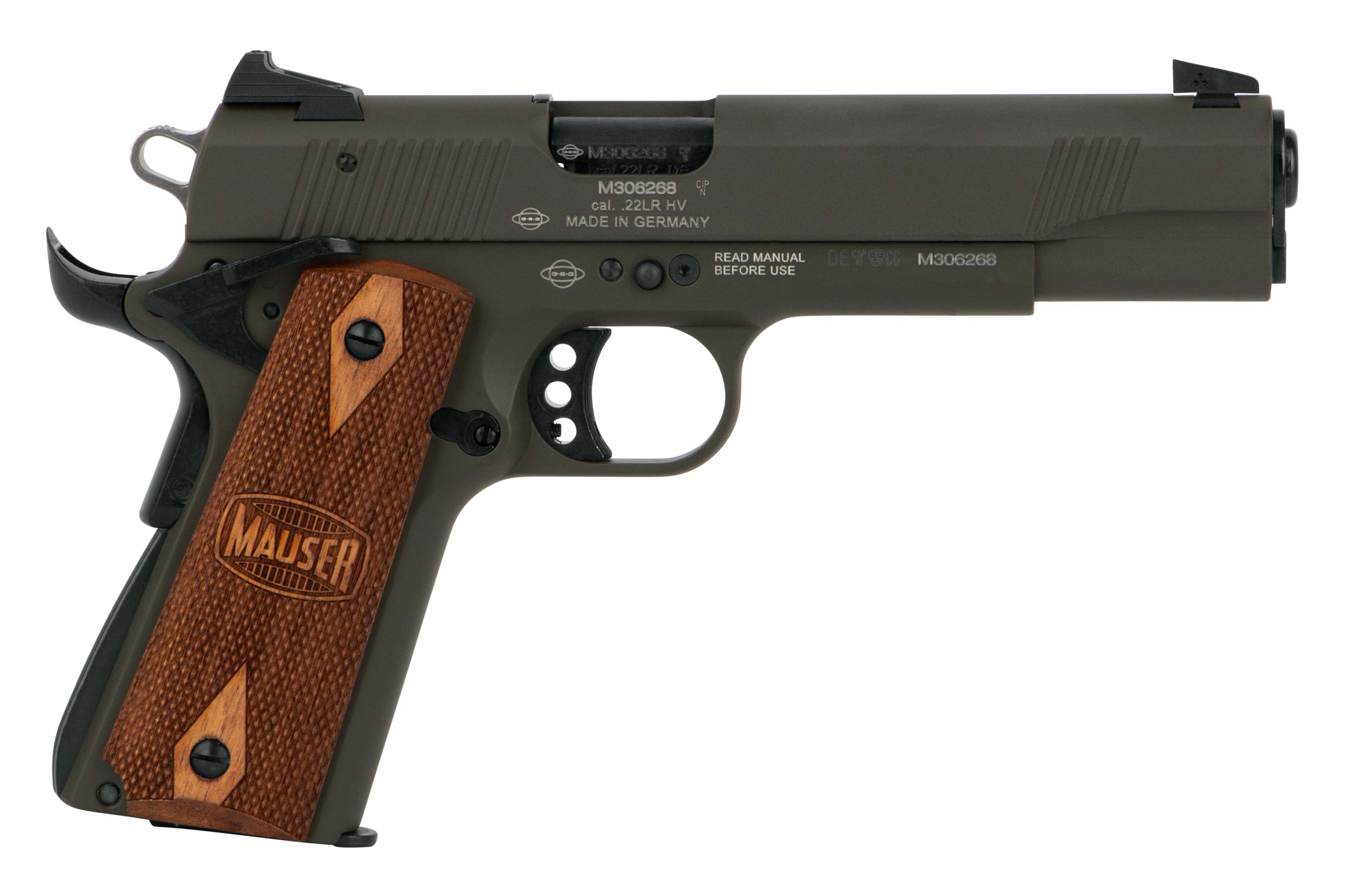 Mauser 1911 OD Green .22lr HV - Selbstladepistole