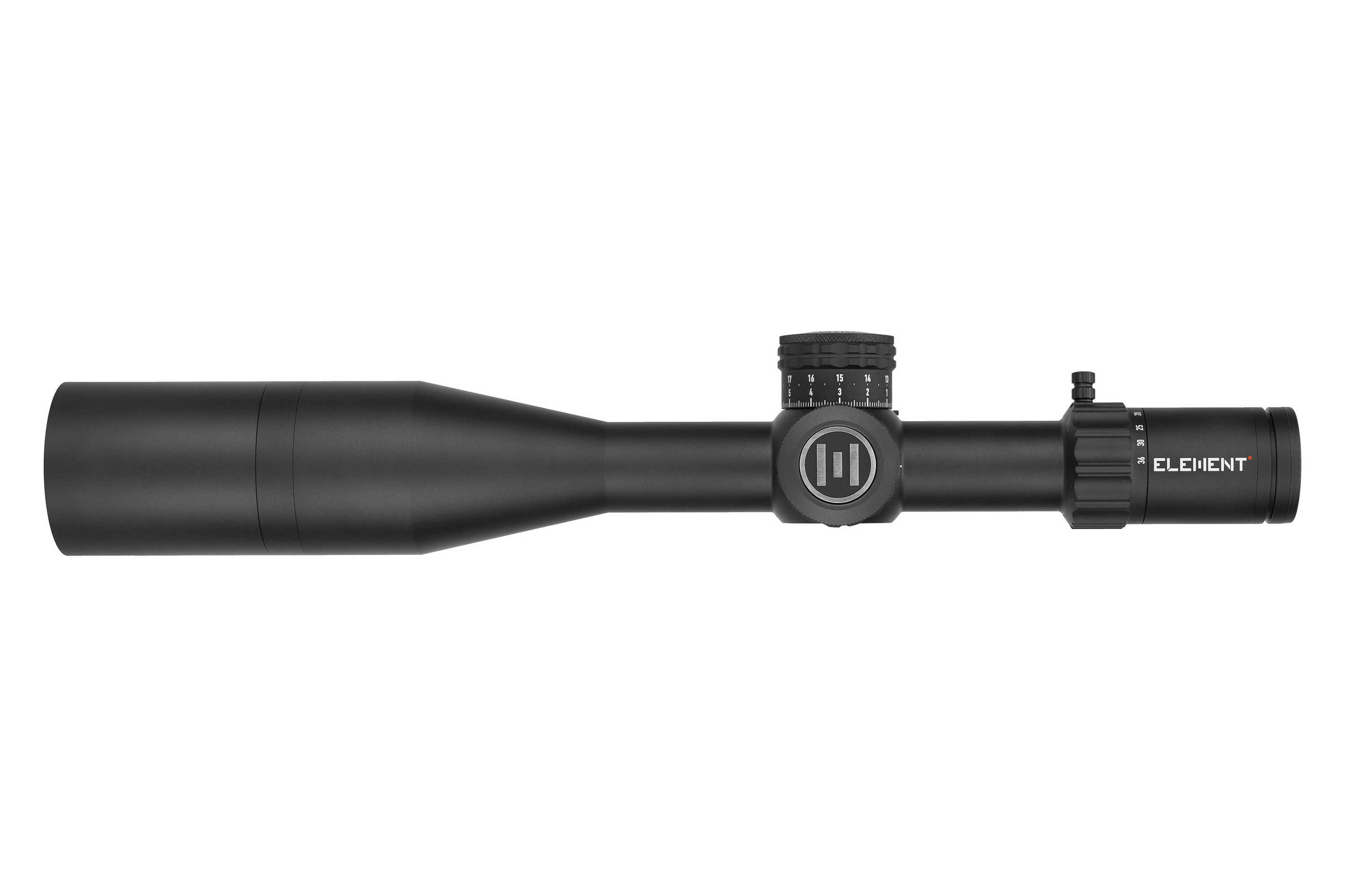 Element Optics Theos | 6-36x56 | APR-2D MRAD FFP Schwarz