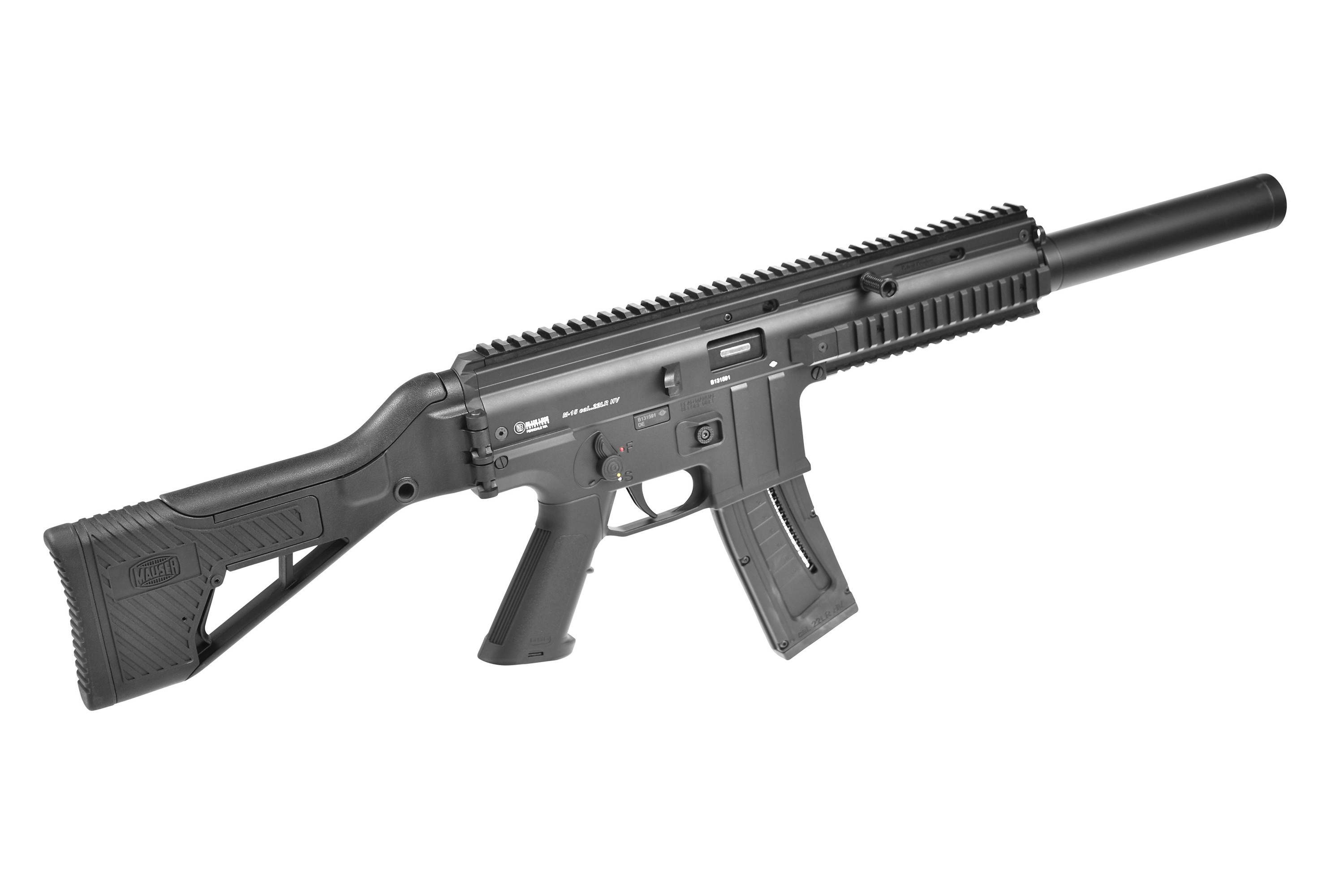 MAUSER M15 Schwarz SD .22lr HV - Selbstladebüchse