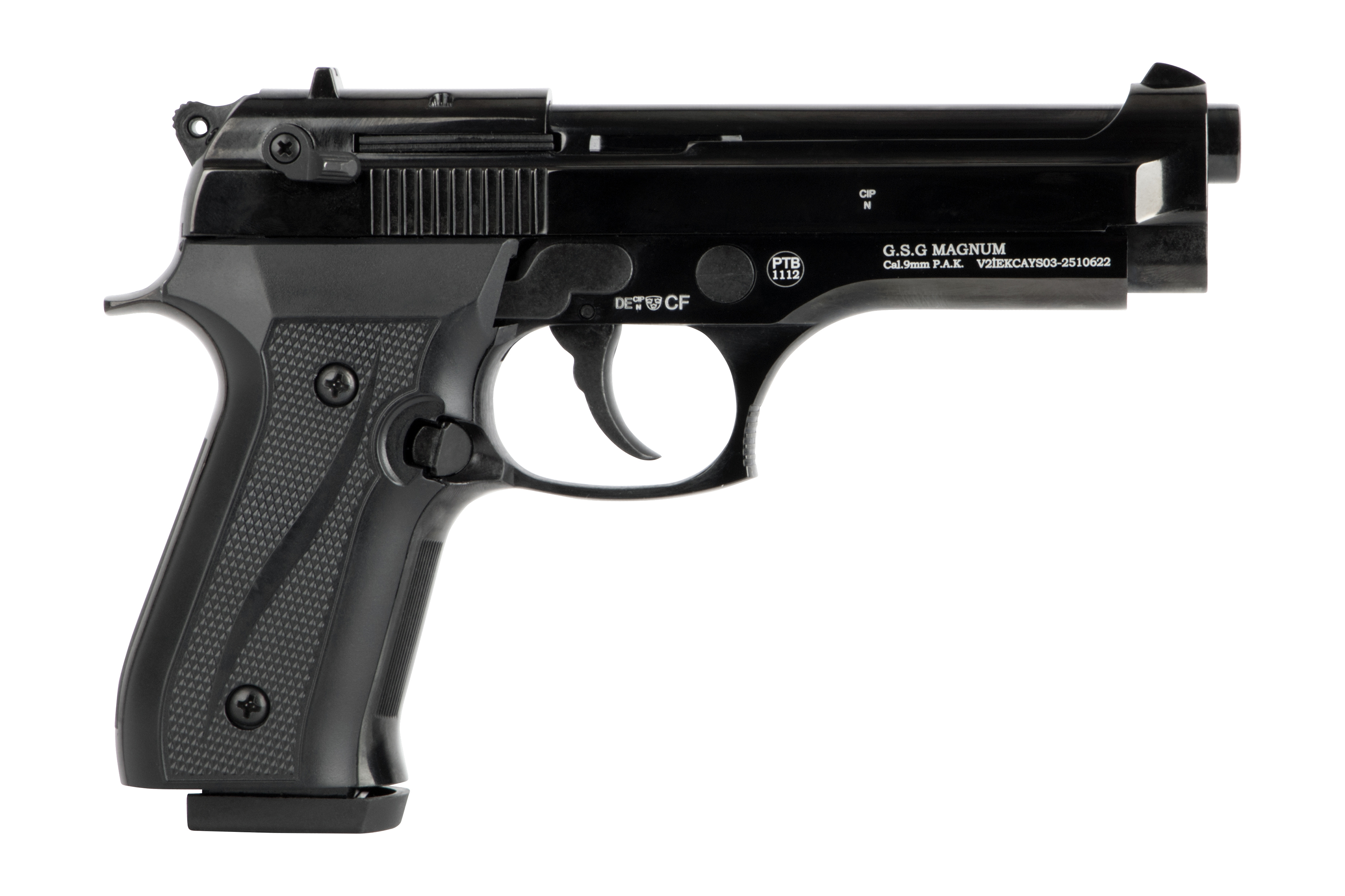 EKOL Firat Magnum Schwarz 9mm P.A.K. - Gas Signal