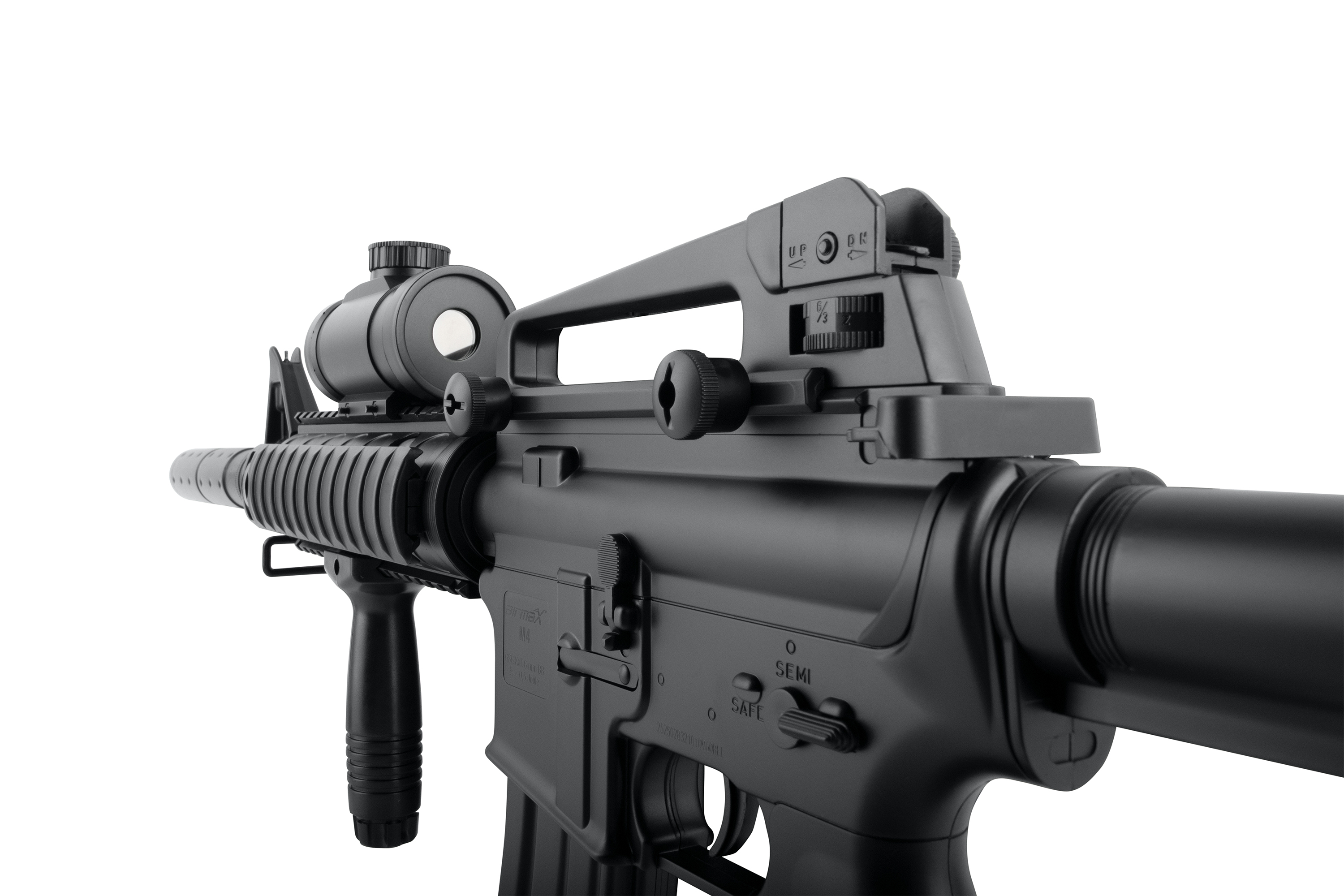 airmaX M4 Schwarz 6mm - Airsoft AEG < 0,5 Joule