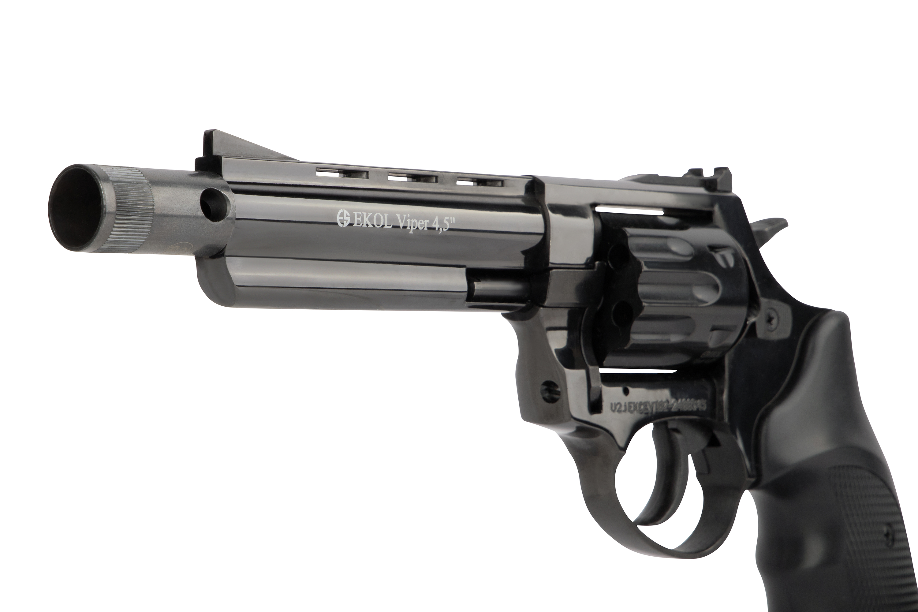 Ekol Viper 4,5'' Schwarz 9 mm R. - Gas-Signal