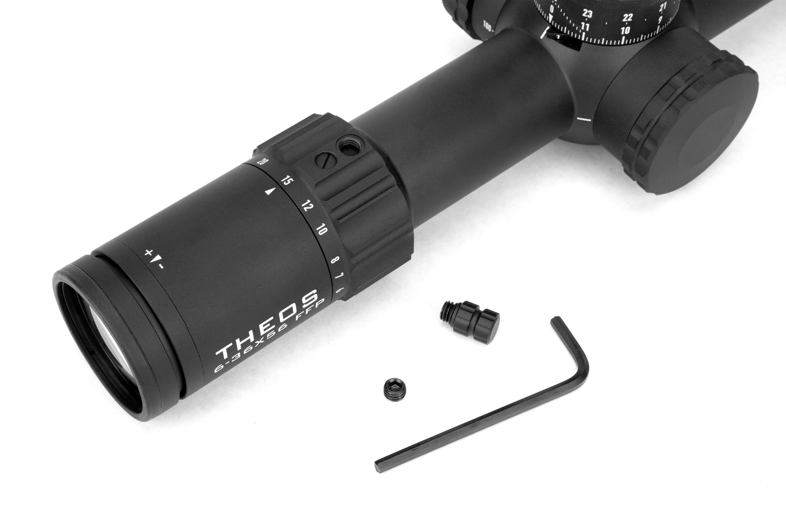 Element Optics Theos | 6-36x56 | APR-2D MRAD FFP Schwarz