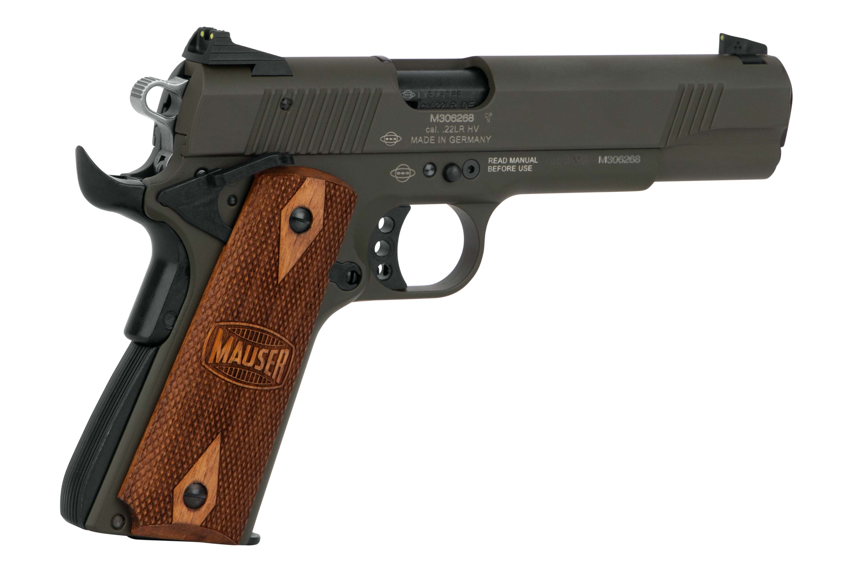 Mauser 1911 OD Green .22lr HV - Selbstladepistole